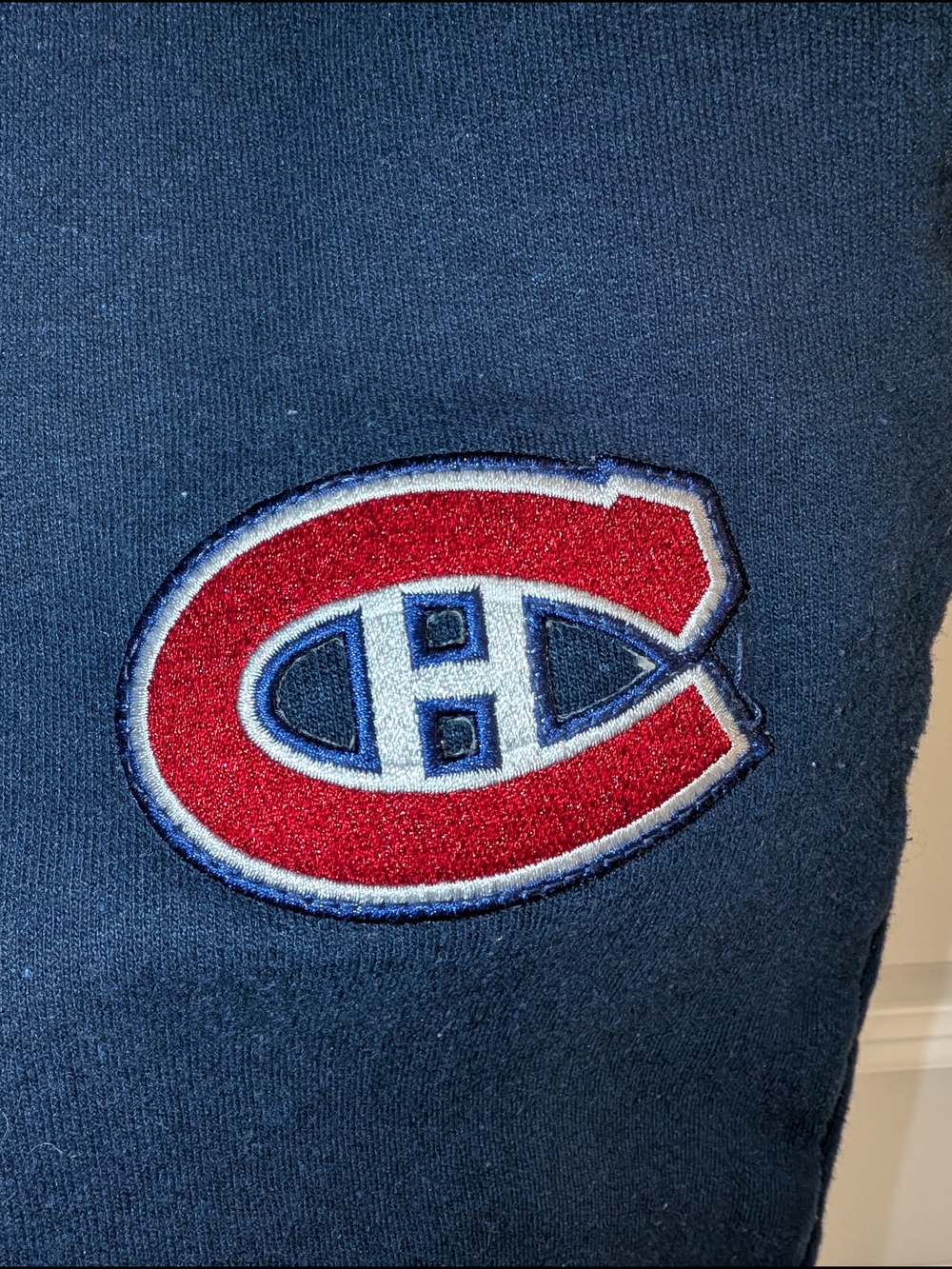 Montreal Canadiens NHL Navy Sweatpants - Picture 3 of 6